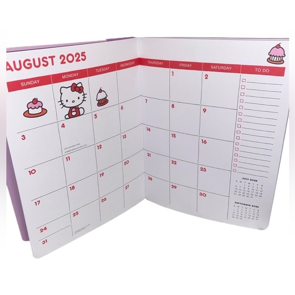Hello Kitty & My Melody 17 monthly planner - Picture 3 of 3